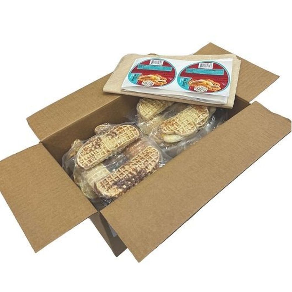Nordic Waffles Sausage Egg And Cheese Waffle Sandwich, 5.76 Ounce -- 36 Per Case