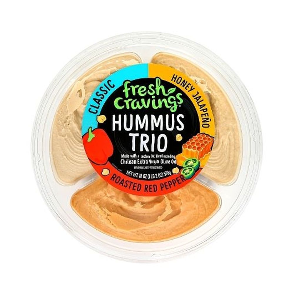 Fresh Cravings Trio Hummus, 18 Ounce -- 6 Per Case