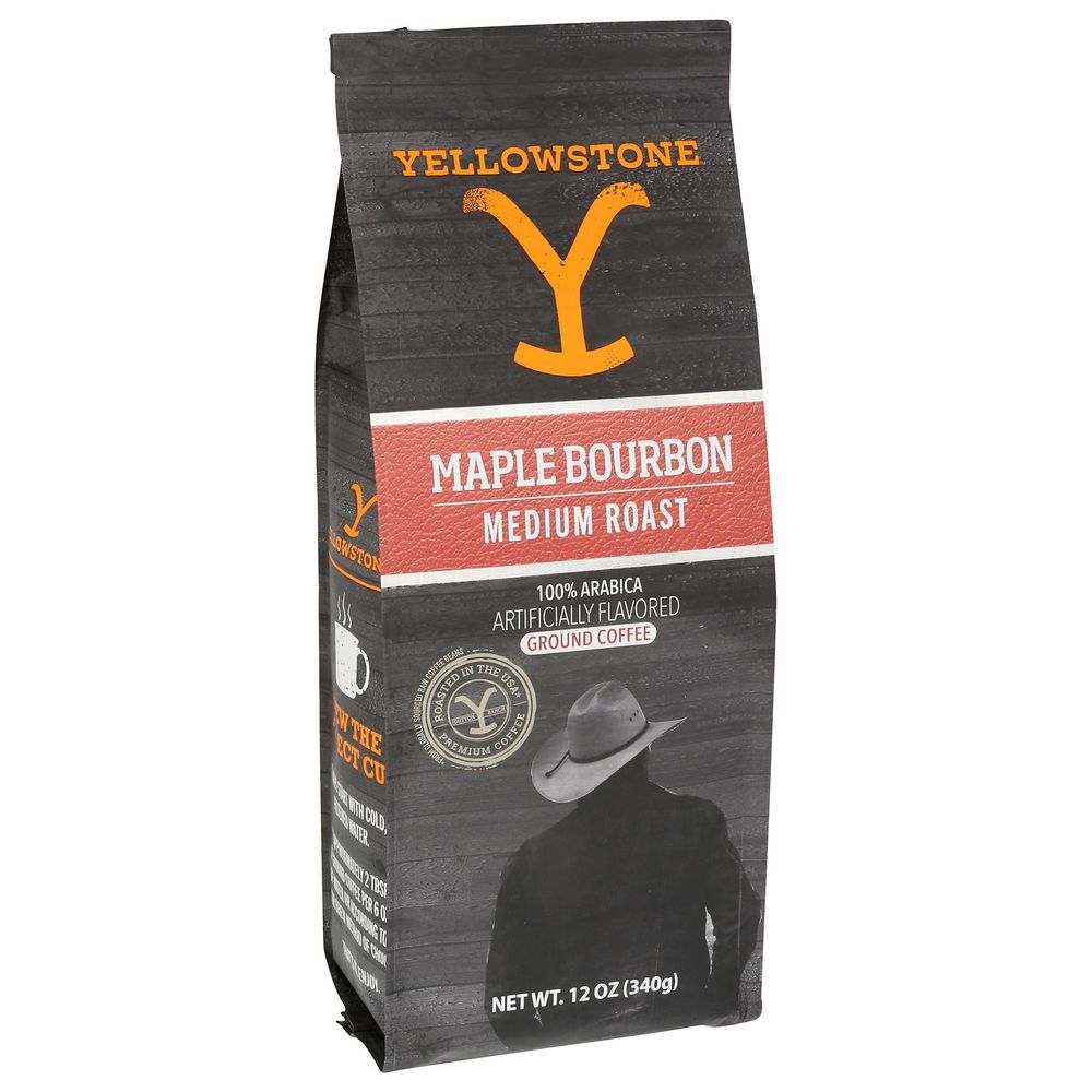 Yellowstone Maple Bourbon Medium Roast Coffee, 12 Ounce -- 6 Per Case