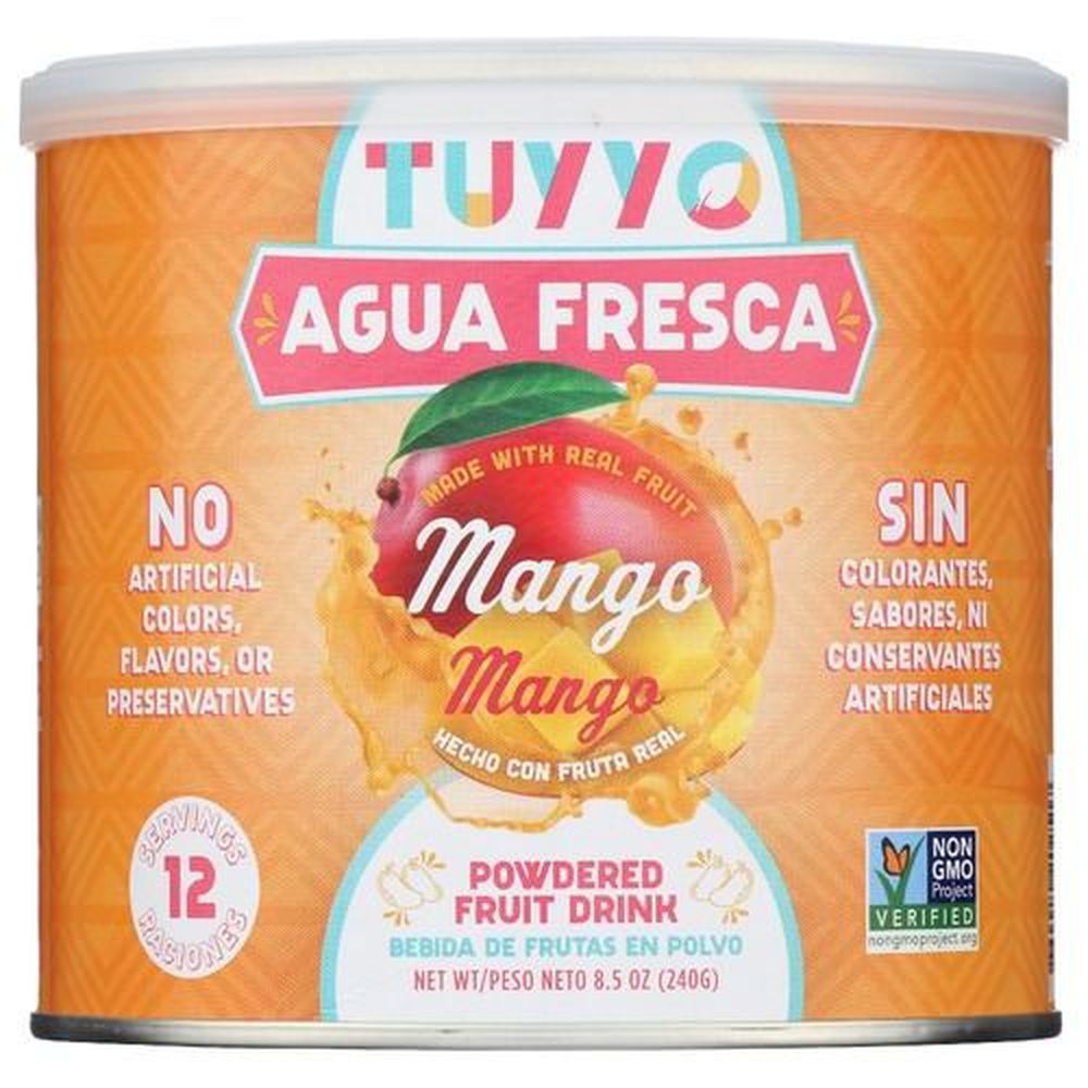 Tuyyo Agua Fresca Mango Powder Drink Mix, 8.5 Ounce -- 6 Per Case