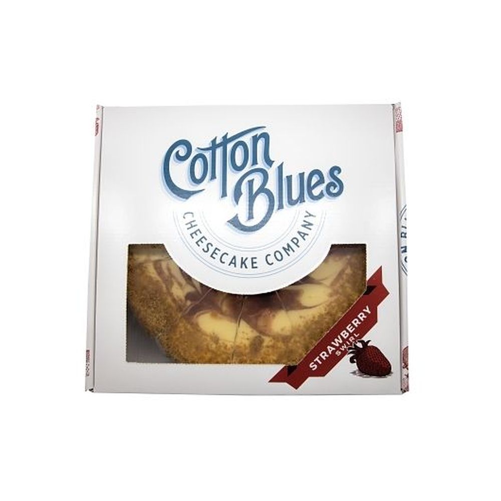 Cotton Blues Strawberry Swirl Cheesecake, 10 Count -- 3 Per Case