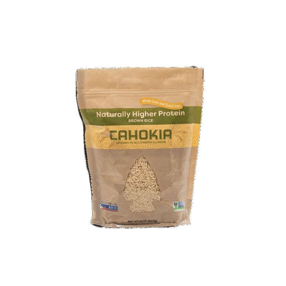 Cahokia Naturally High Protein Brown Rice, 2 Pound -- 6 Per Case