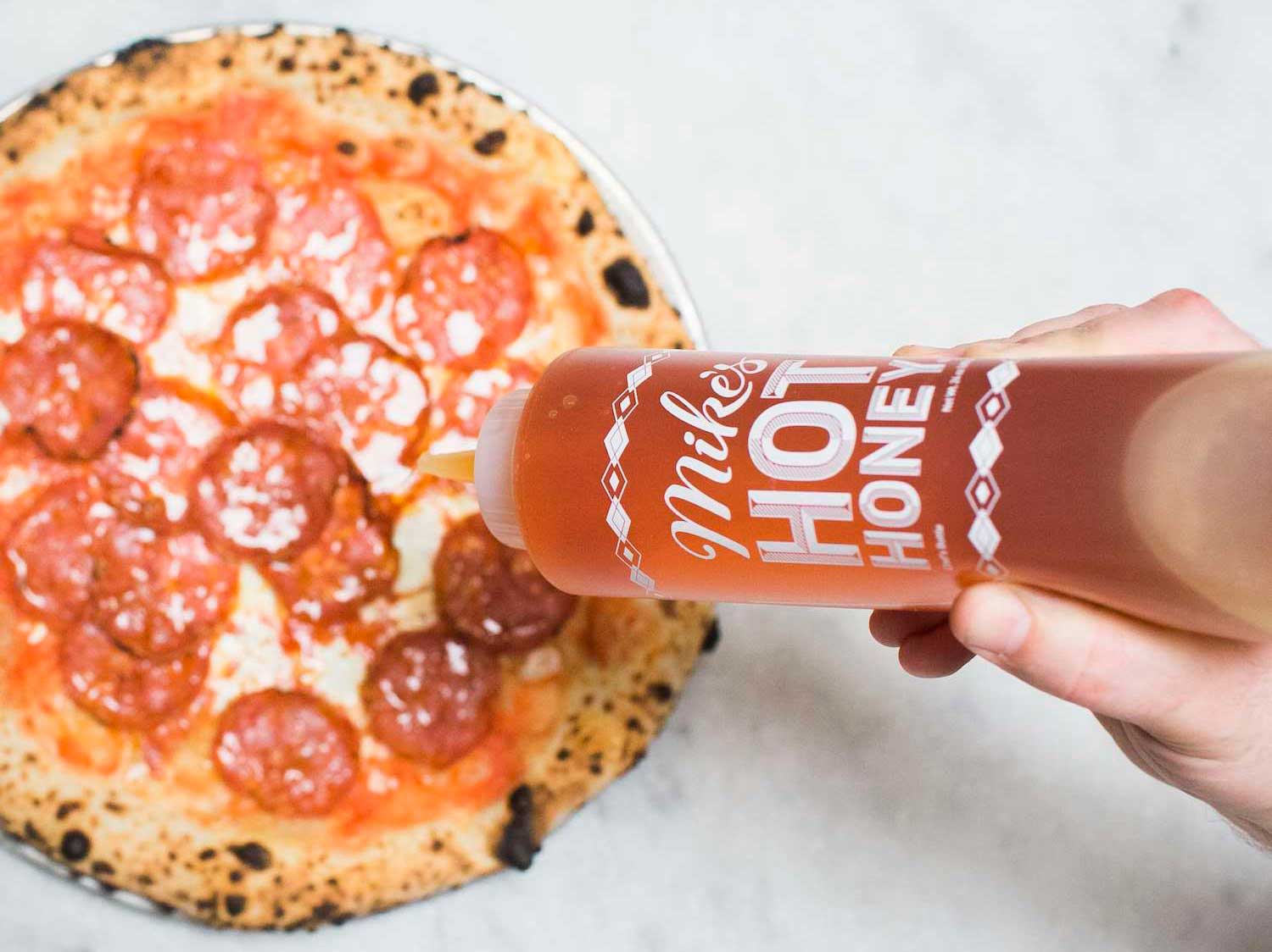 Mike's Hot Honey, Infused With Chili Peppers, 24 Ounce Bottle -- 4 Per Case