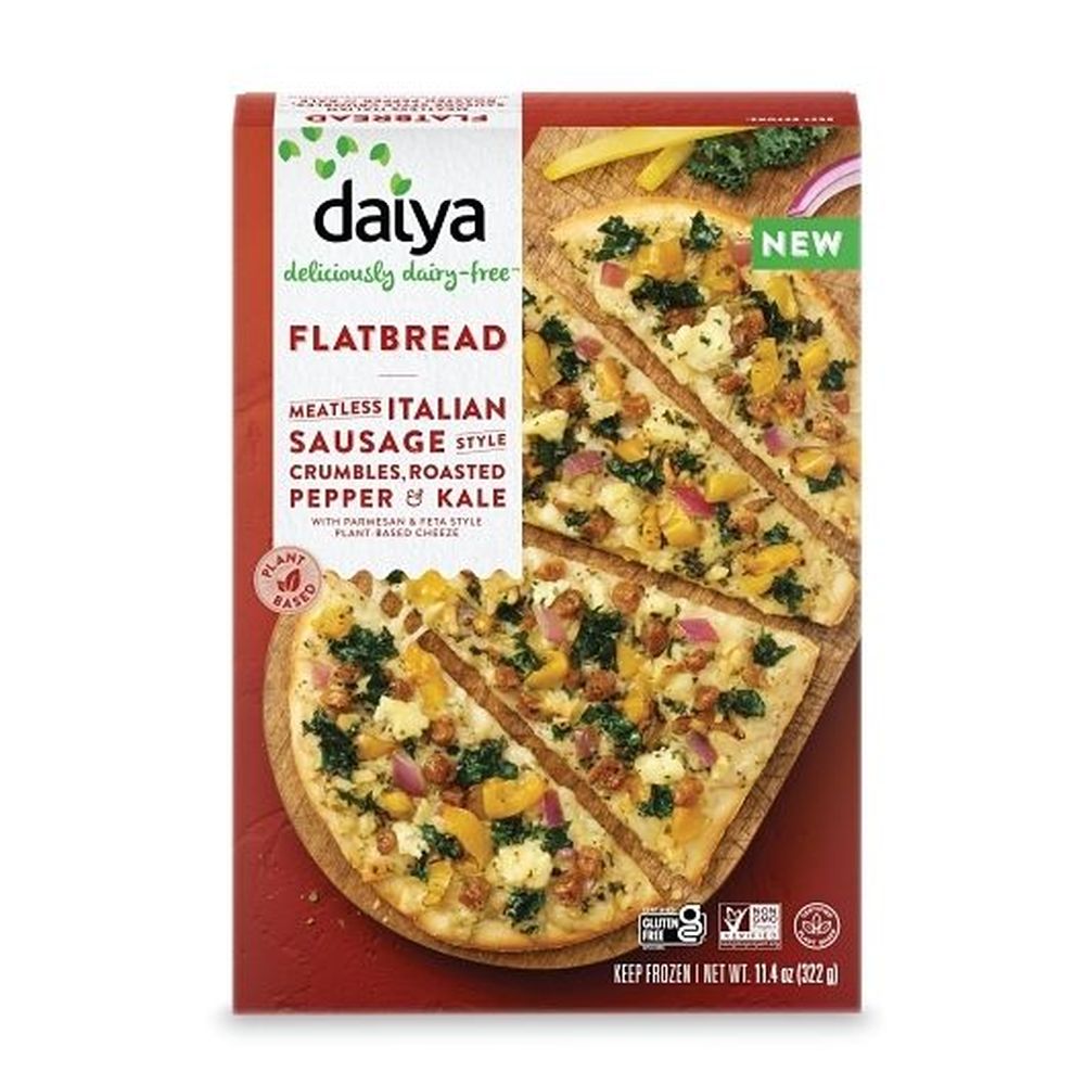 Daiya Meatless Italian Sausage Roasted Pepper and Kale Flatbread, 11.4 Ounce -- 8 per case