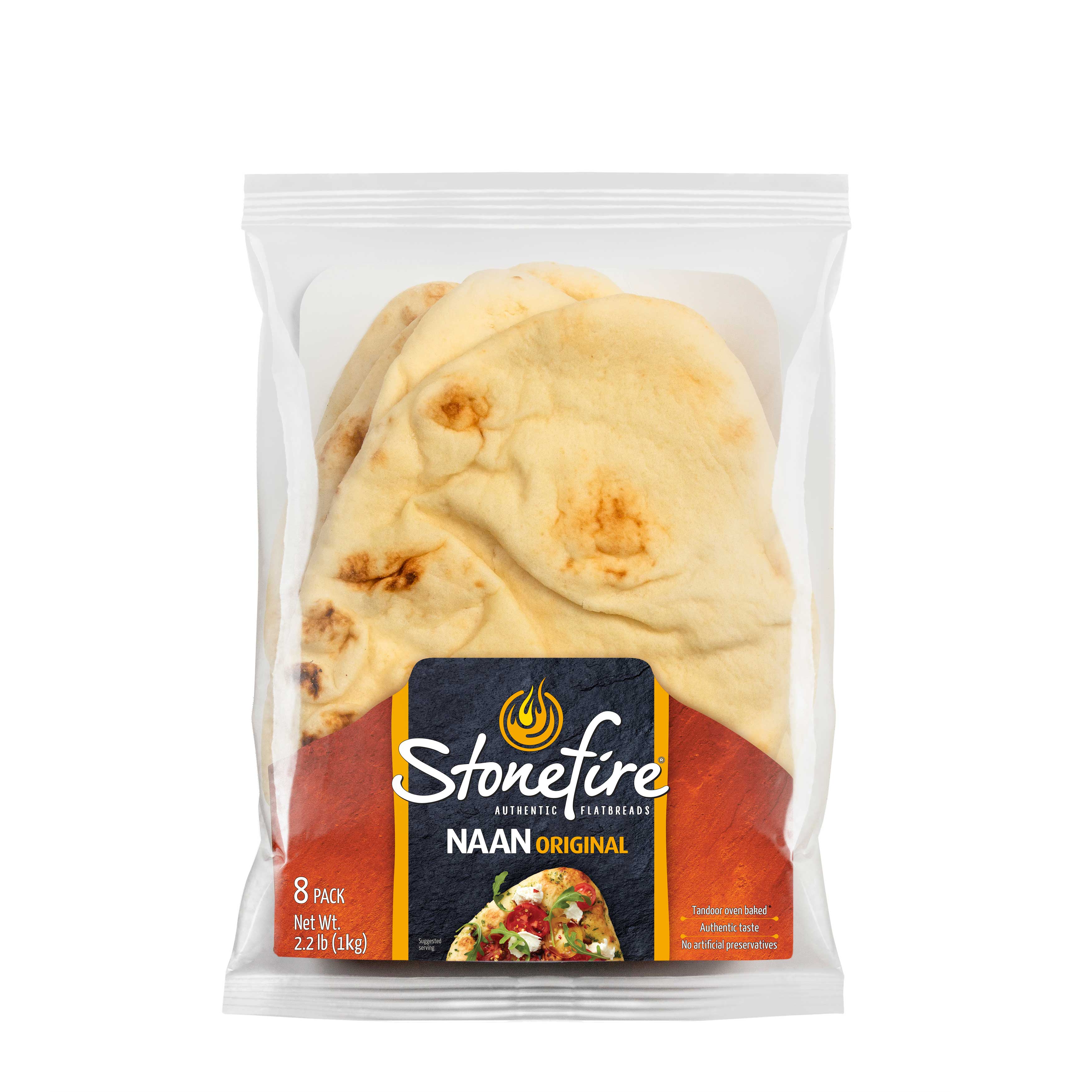 Stonefire Stonefire Indian Flat Naan Bread -- 48 per case
