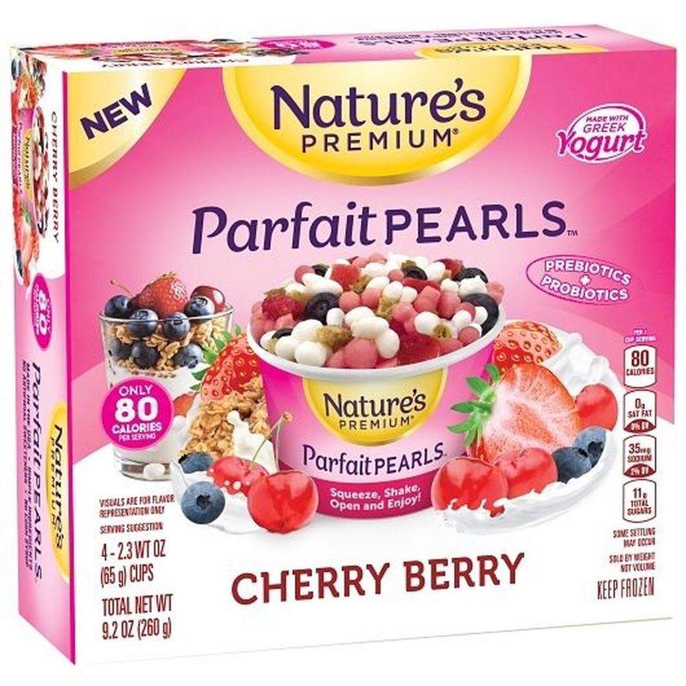 Natures Premium Cherry Berry Parfait Pearls, 4 Count -- 8 Per Case