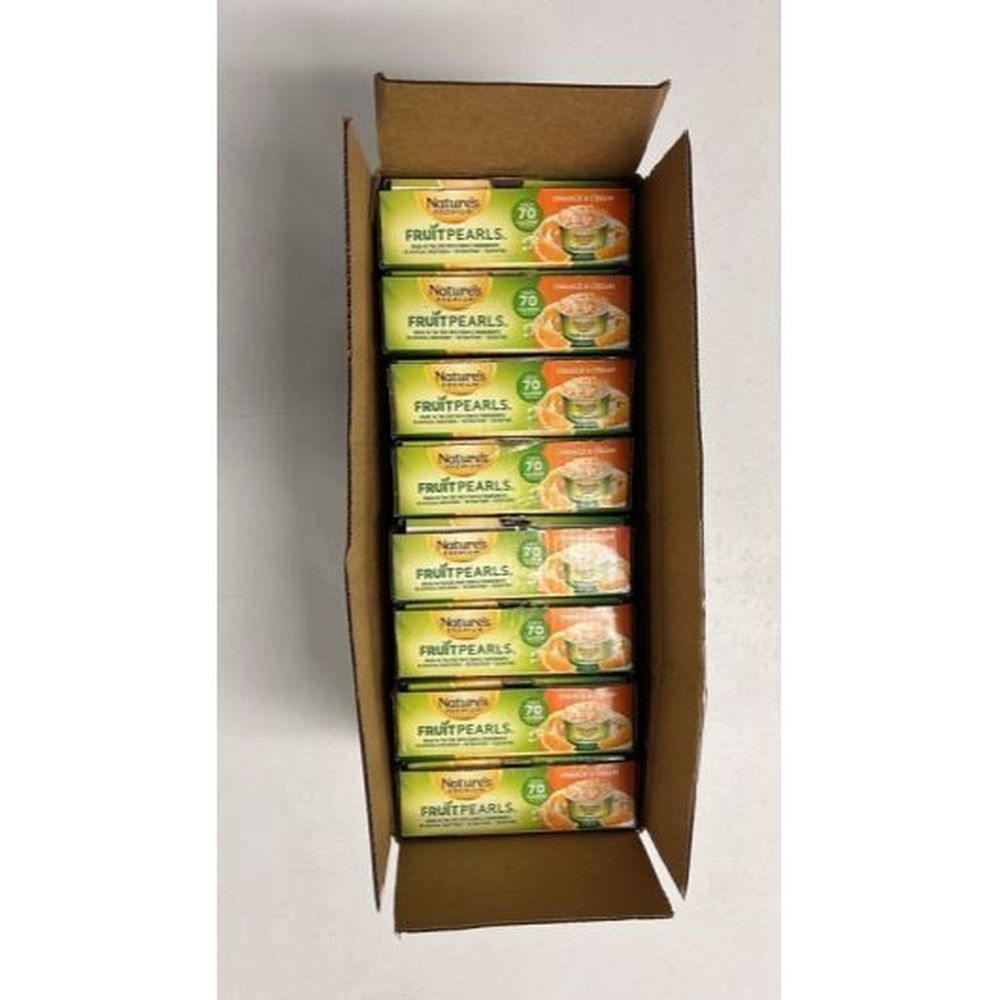 Nature's Premium Fruit Pearls Orange And Cream Fruit Pearls, 9.2 Ounce -- 8 Per Case
