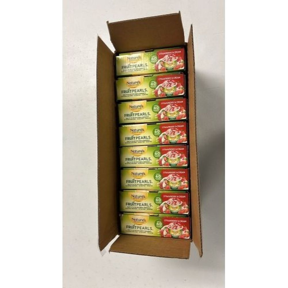 Nature's Premium Fruit Pearls Strawberry And Cream Fruit Pearls, 9.2 Ounce -- 8 Per Case