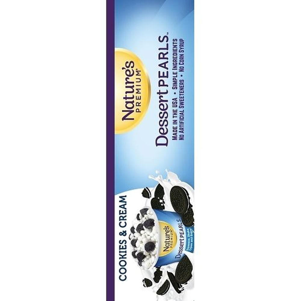 Nature's Premium Cookies And Cream Dessert Pearls, 2.3 Ounce -- 32 Per Case