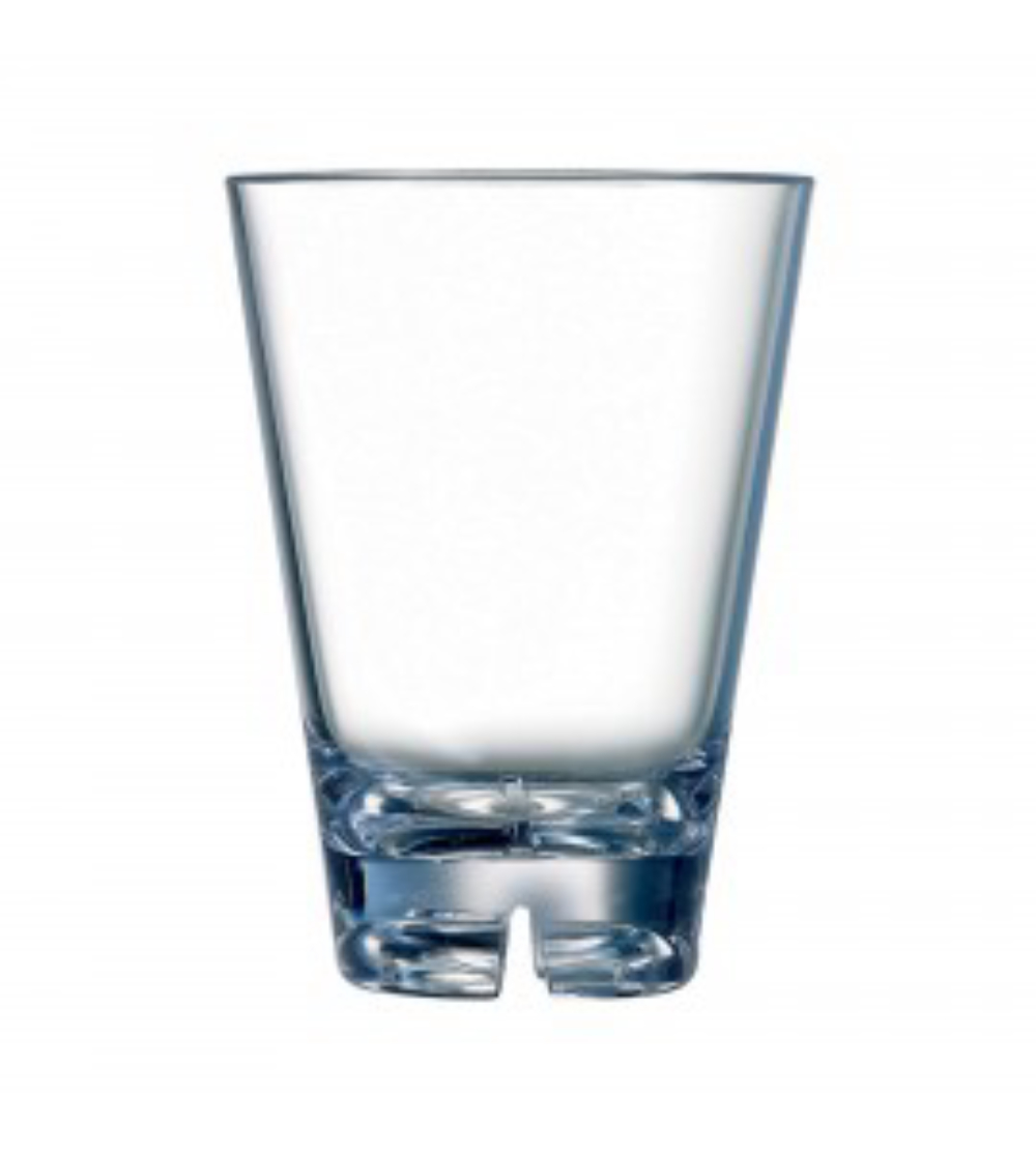 Arcoroc Outdoor Perfect San Plastic Rocks Glass, 10 Ounce -- 36 Per Case