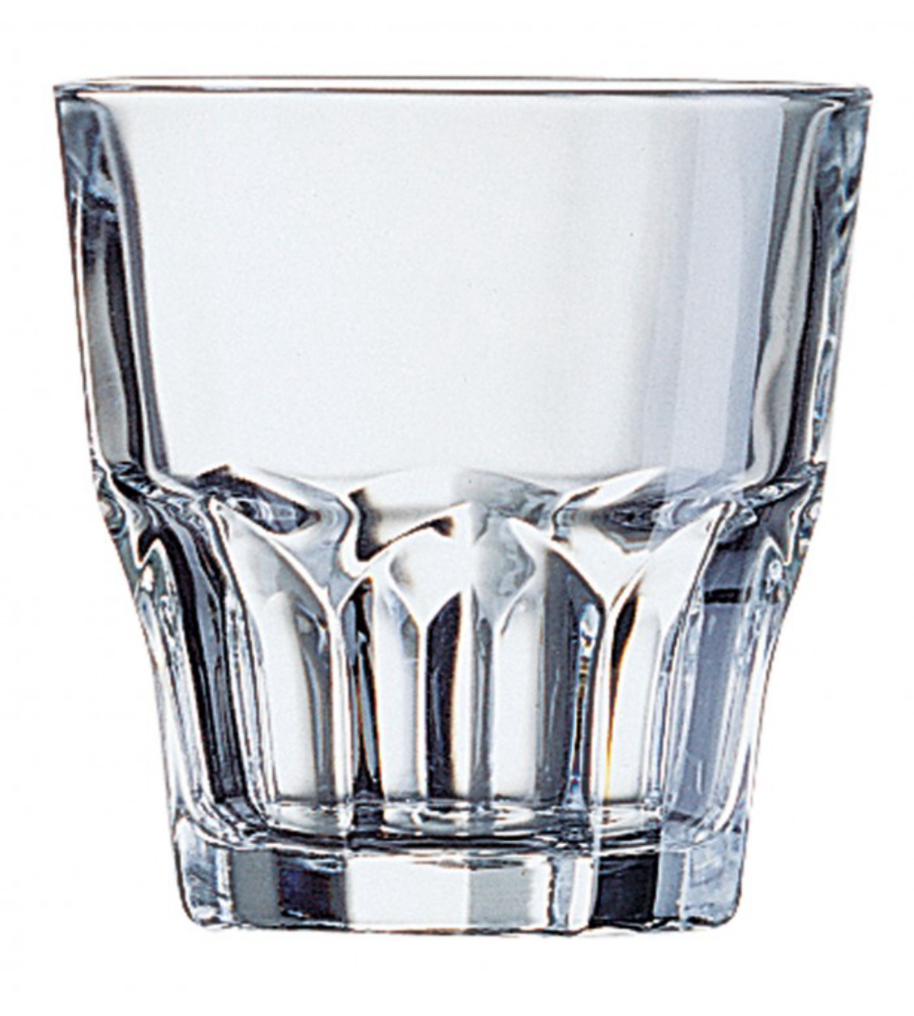 Arcoroc Granite Rocks Glass, 7 Ounce -- 24 Per Case