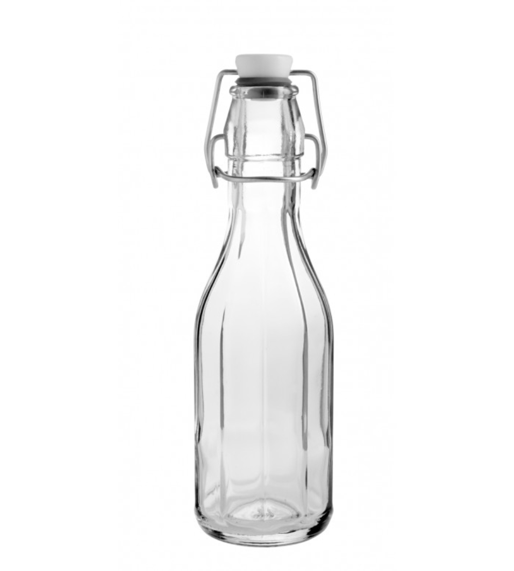 Arcoroc Pitchers Paneled Swing Top Bottle, 8.5 Ounce -- 24 Per Case