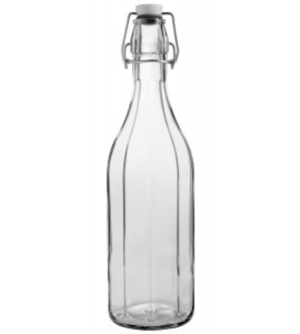 Arcoroc Pitchers Paneled Swing Top Bottle, 25.25 Ounce -- 6 Per Case