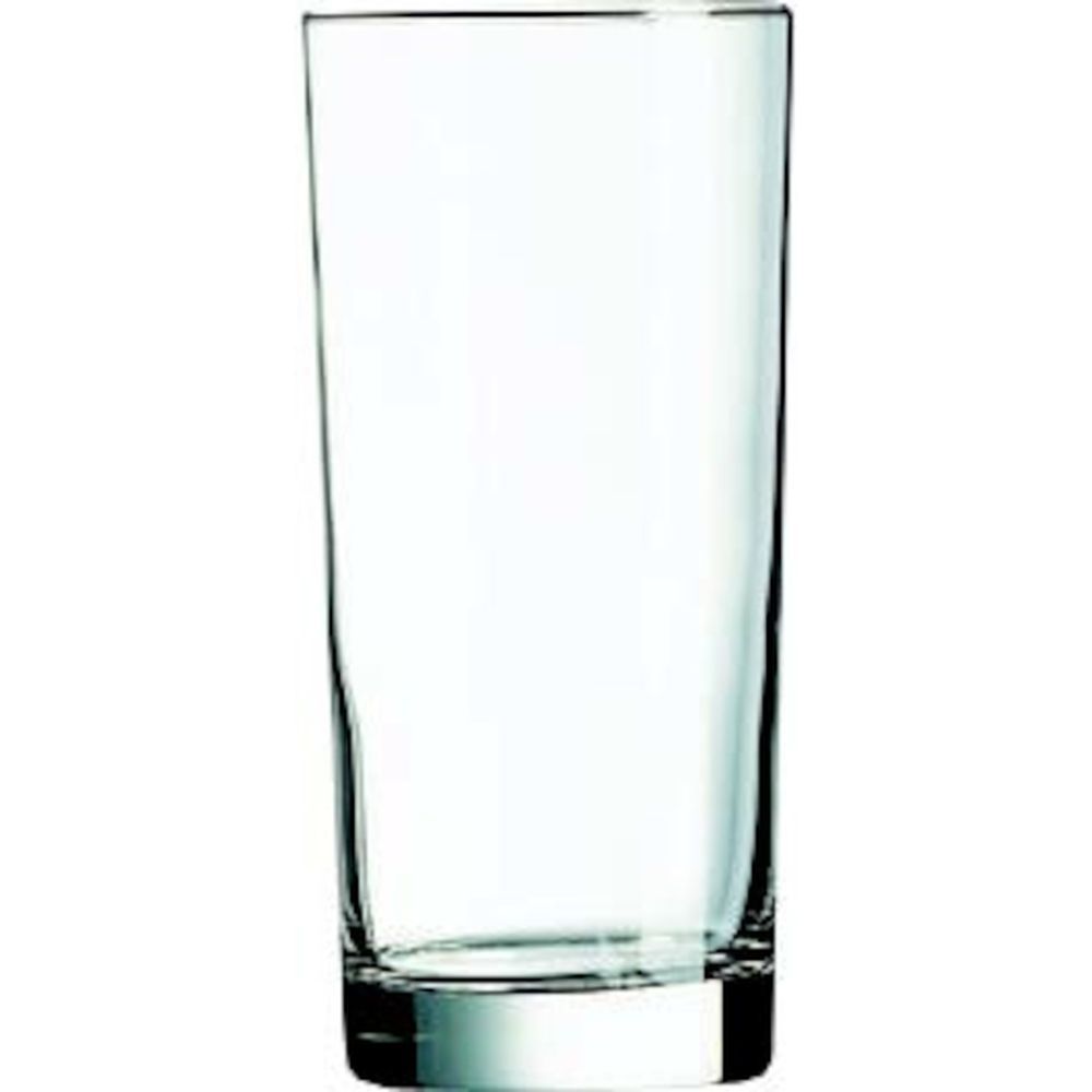 Arcoroc Straight Sided Cooler Glass, 16 Ounce -- 12 Per Case