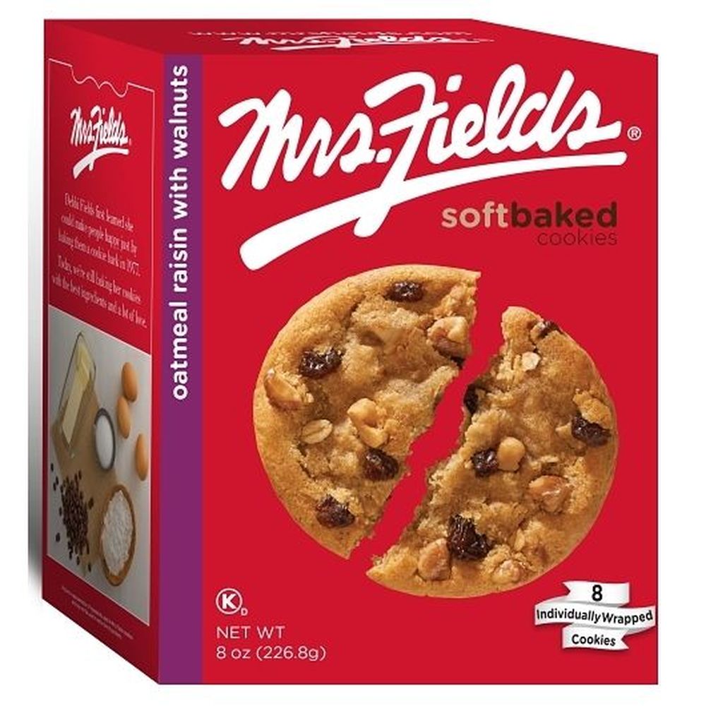 Mrs. Fields Oatmeal Raisin With Walnuts Cookies, 8 Ounce -- 12 Per Case