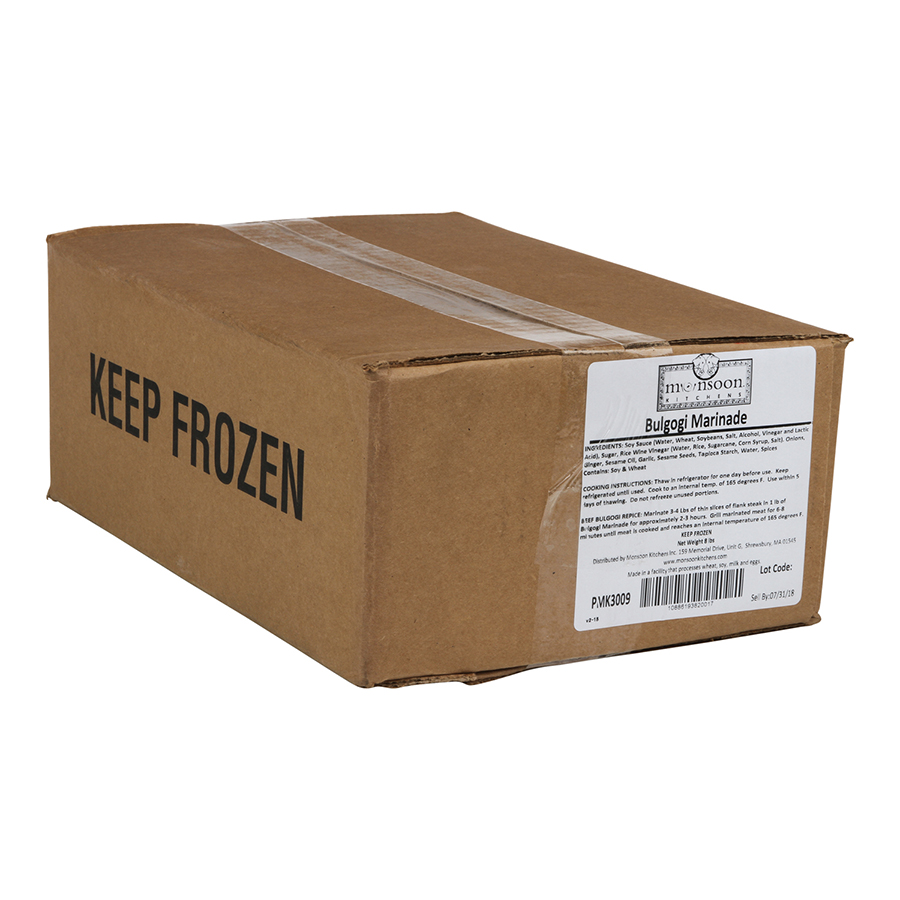 Monsoon Kitchens Bulgogi Marinade, 4 Pound -- 2 Per Case