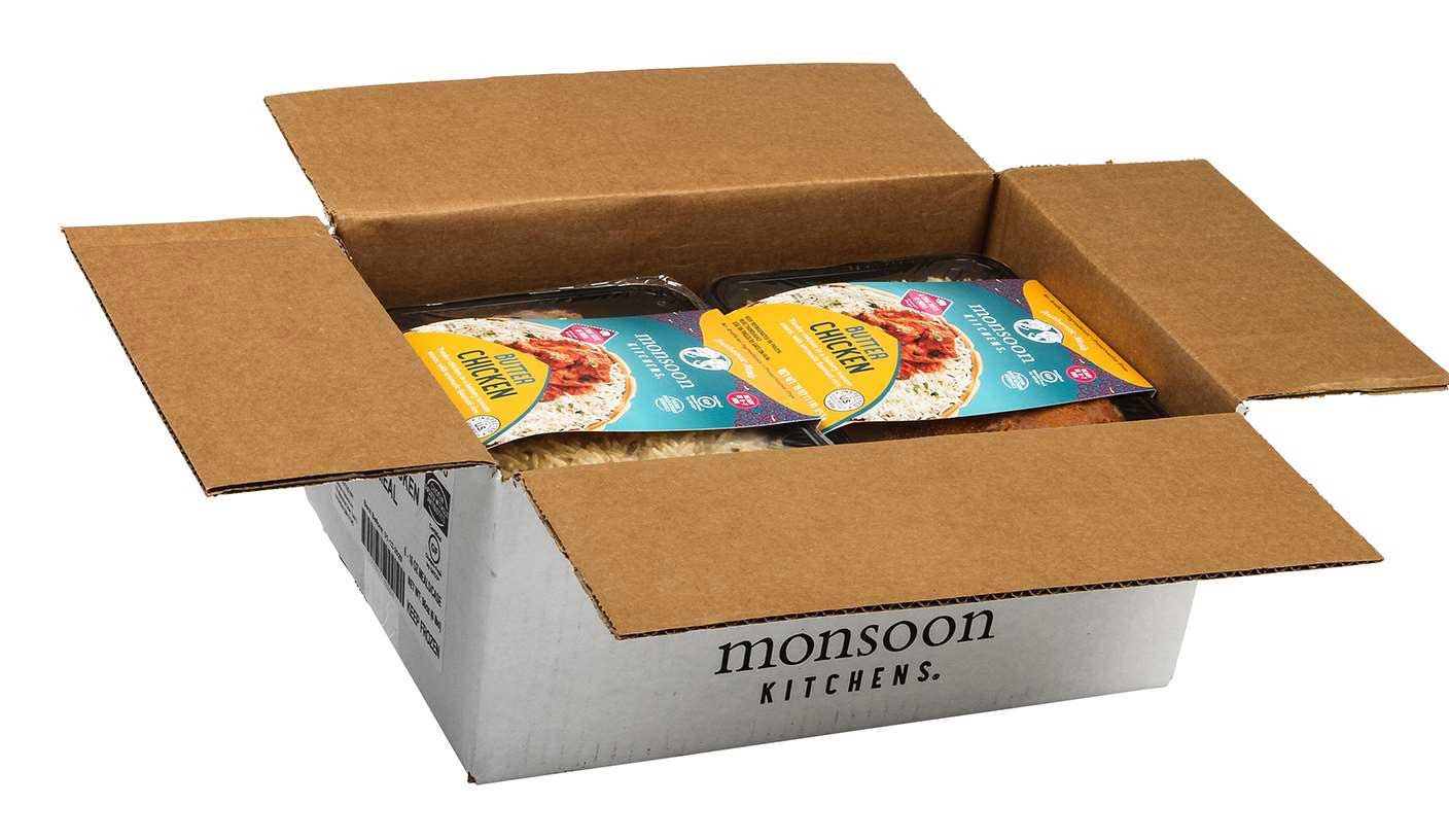 Monsoon Kitchens Butter Chicken Meal Tray, 10 Ounce -- 6 per case.