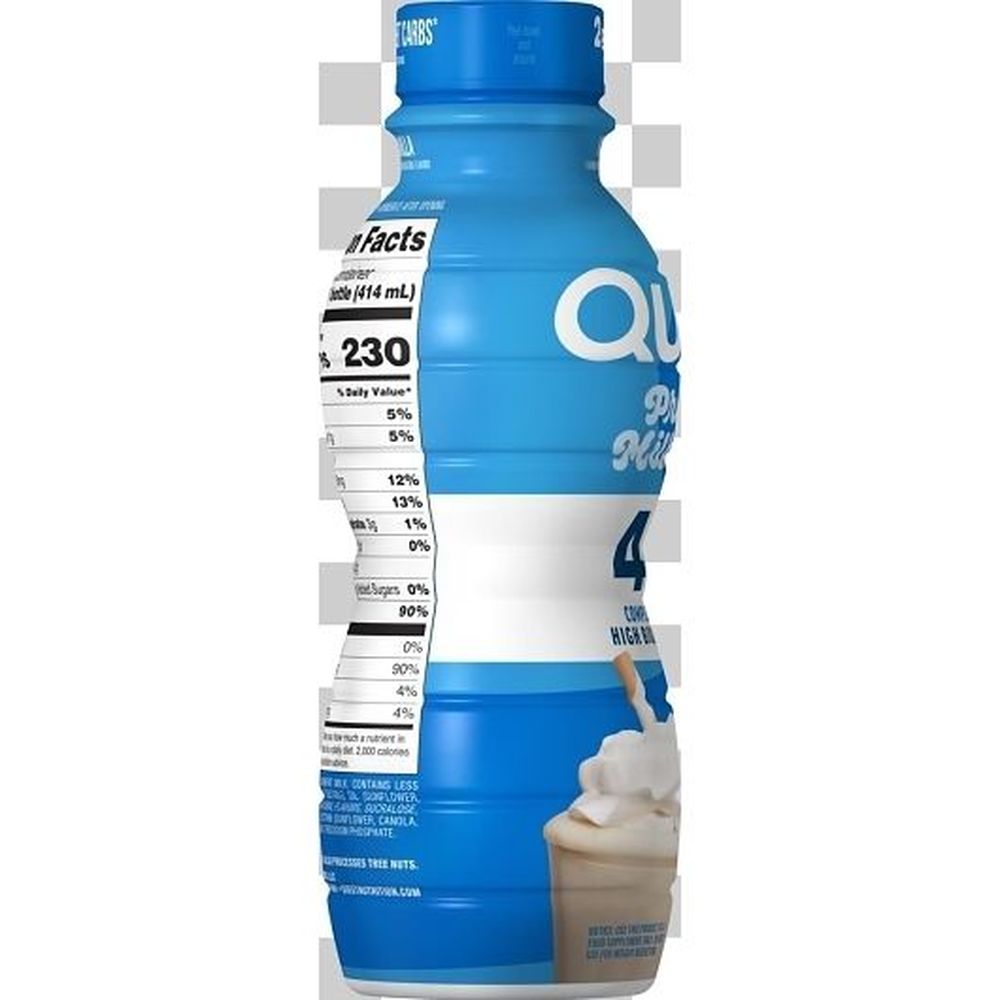 Milkshake Add Quest Nutrition High Protein Vanilla Milkshake, 14 fl oz -- 12 Per Case