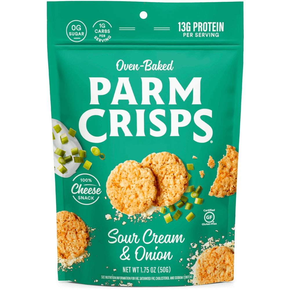 Parmcrisps Sour Cream And Onion Crisps, 1.75 Ounce -- 12 Per Case