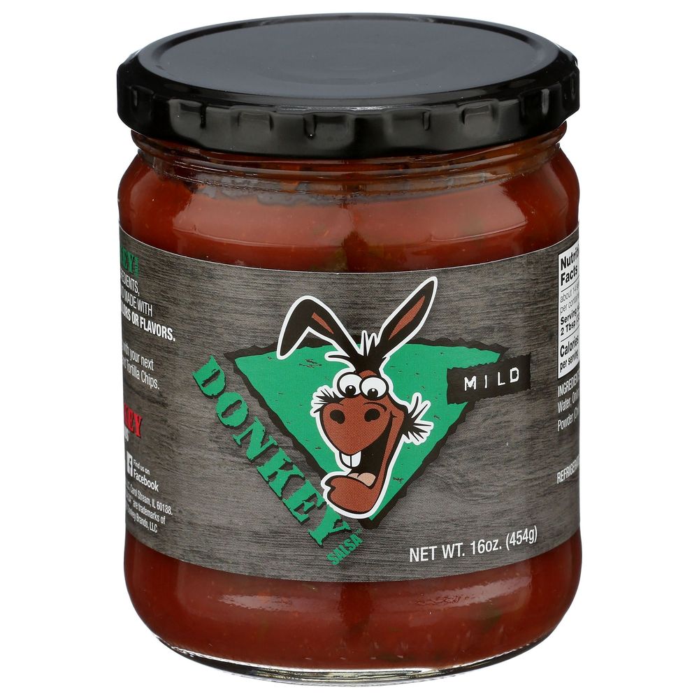 Donkey Chip Mild Salsa, 16 Ounce -- 6 Per Case