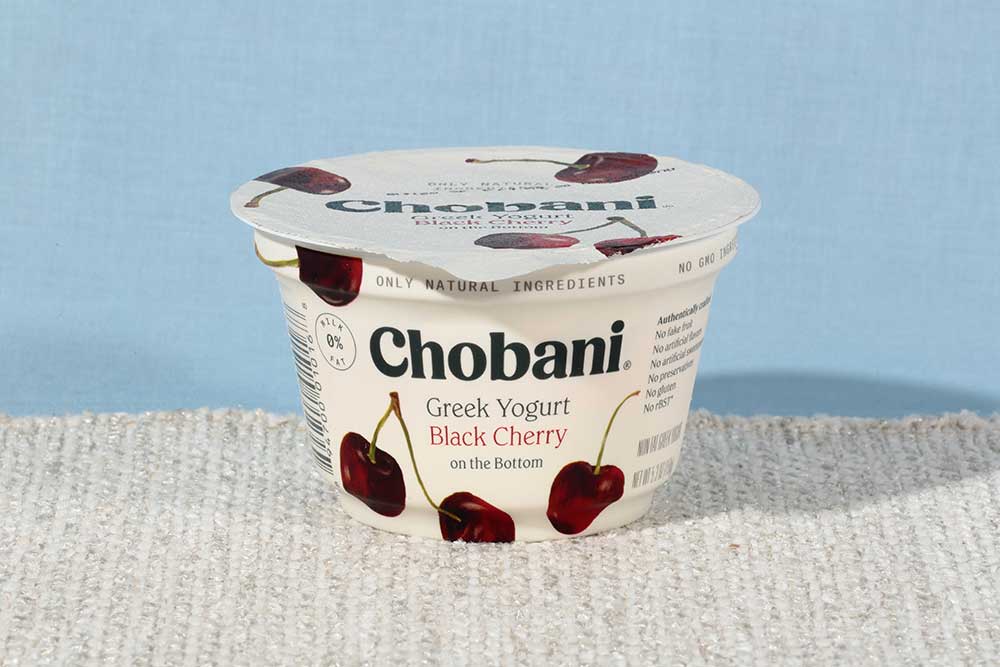 Chobani Non Fat Black Cherry Greek Yogurt, 5.3 Ounce -- 12 Per Case