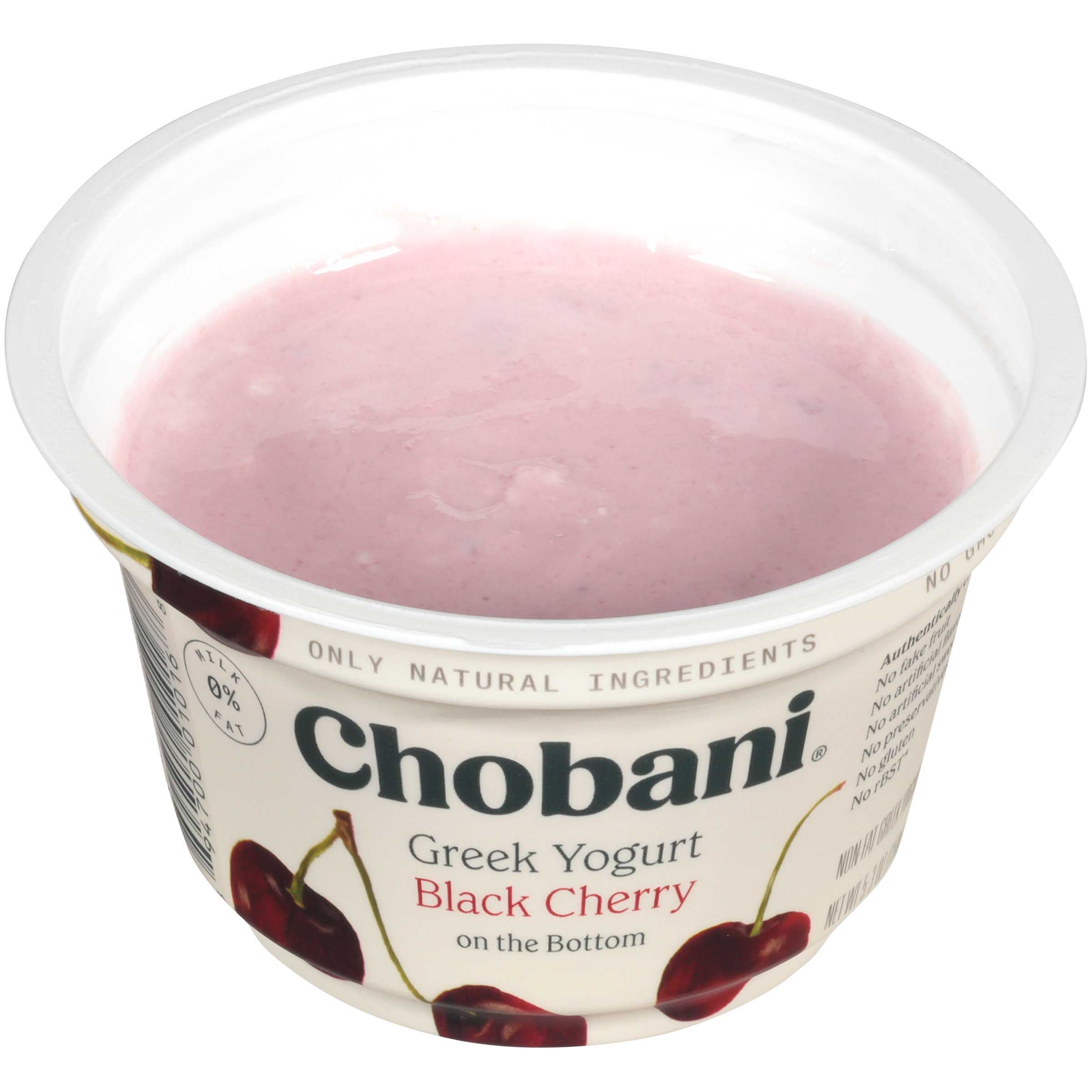 Chobani Non Fat Black Cherry Greek Yogurt, 5.3 Ounce -- 12 per case