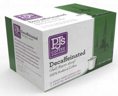 Pj's Coffee Of New Orleans Decaf Viennese Blend Single Serve Coffee, 12 Count -- 6 Per Case