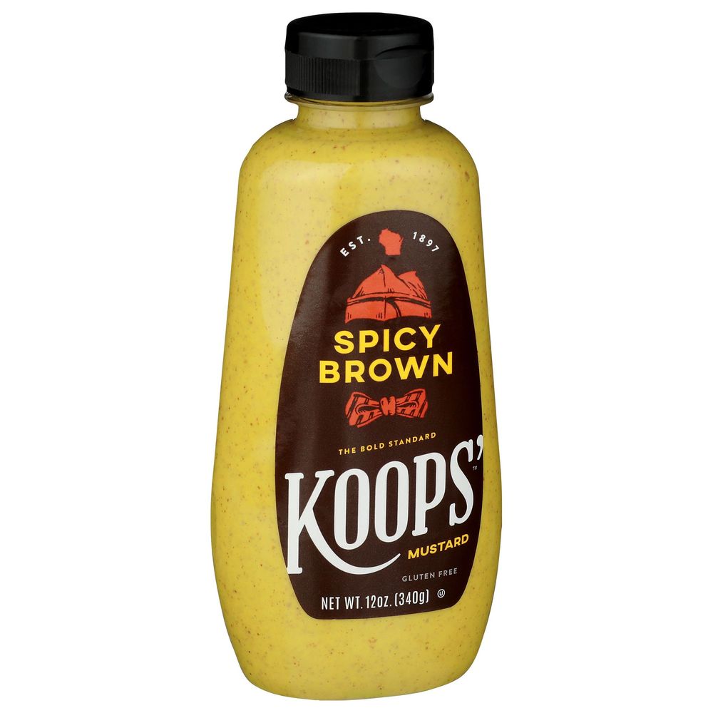 Koops Spicy Brown Mustard, 12 Ounce -- 12 Per Case
