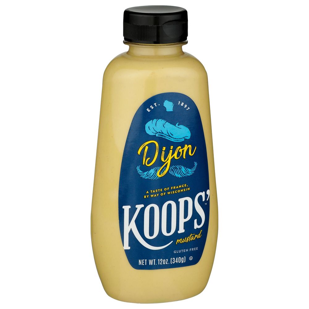 Koops Dijon Mustard With White Wine, 12 Ounce -- 12 Per Case