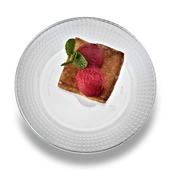 Yoshi Majestic Clear Dessert Plate, 6 Inch -- 120 Per Case