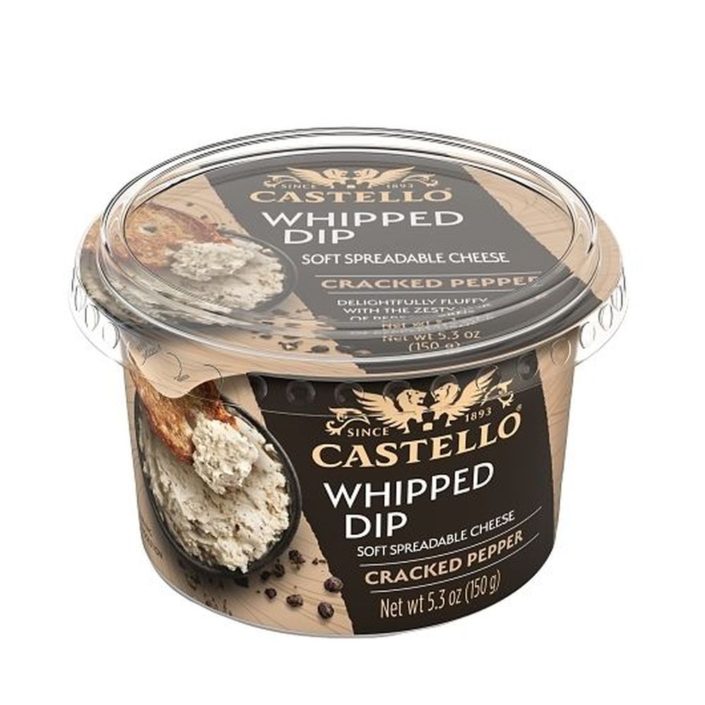 Castello Cracked Pepper Whipped Dip, 5.3 Ounce -- 12 Per Case