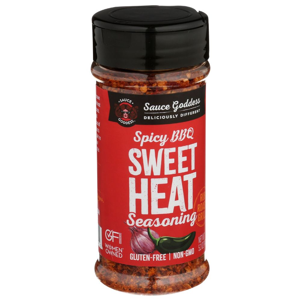 Sauce Goddess Spicy Bbq Sweet Heat Seasoning, 5.2 Ounce -- 6 Per Case