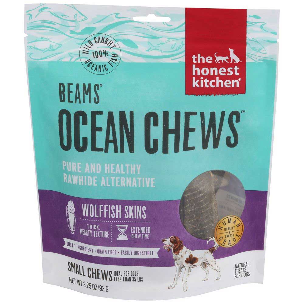 The Honest Kitchen BEAMS Grain Free Small Ocean Chews Wolffish Skin Dog Treats
