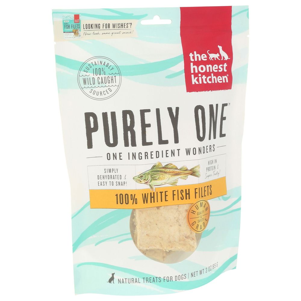 The Honest Kitchen Wishes Fish Filets Dog And Cat Treats, 3 Ounce -- 6 Per Case