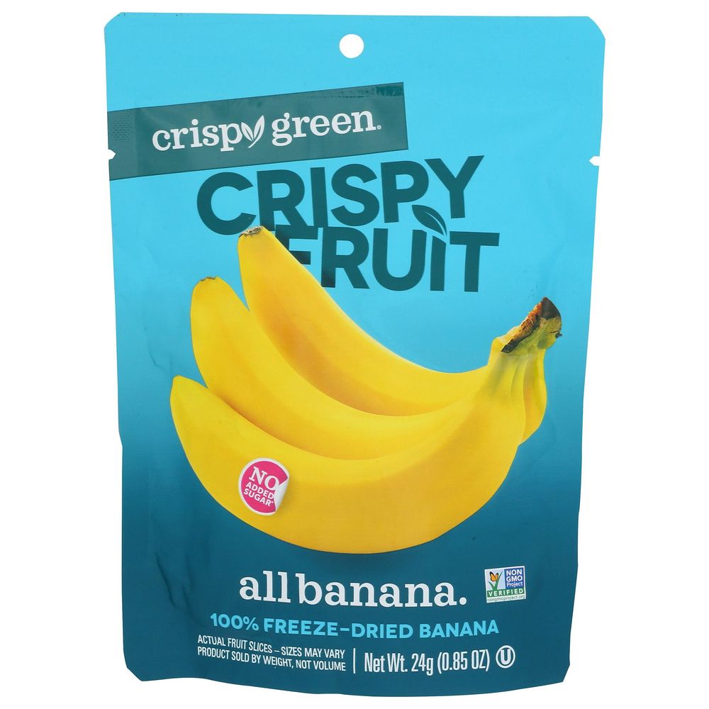 Crispy Green Freeze Dried Banana Crispy Fruit, 0.85 Ounce -- 12 Per Case