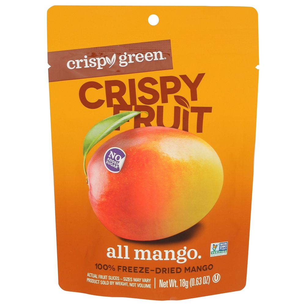 Crispy Green Freeze Dried Mango Crispy Fruit, 0.63 Ounce -- 12 Per Case