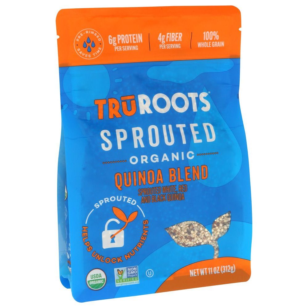Truroots Organic Sprouted Quinoa Blend, 11 Ounce -- 6 Per Case