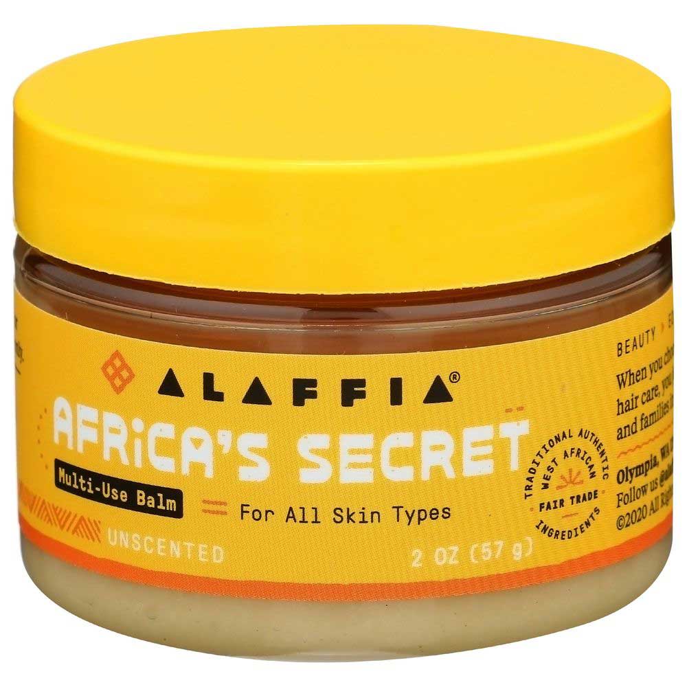 Alaffia Africas Secret Unscented Authentic African Multi Use Balm, 2 Ounce