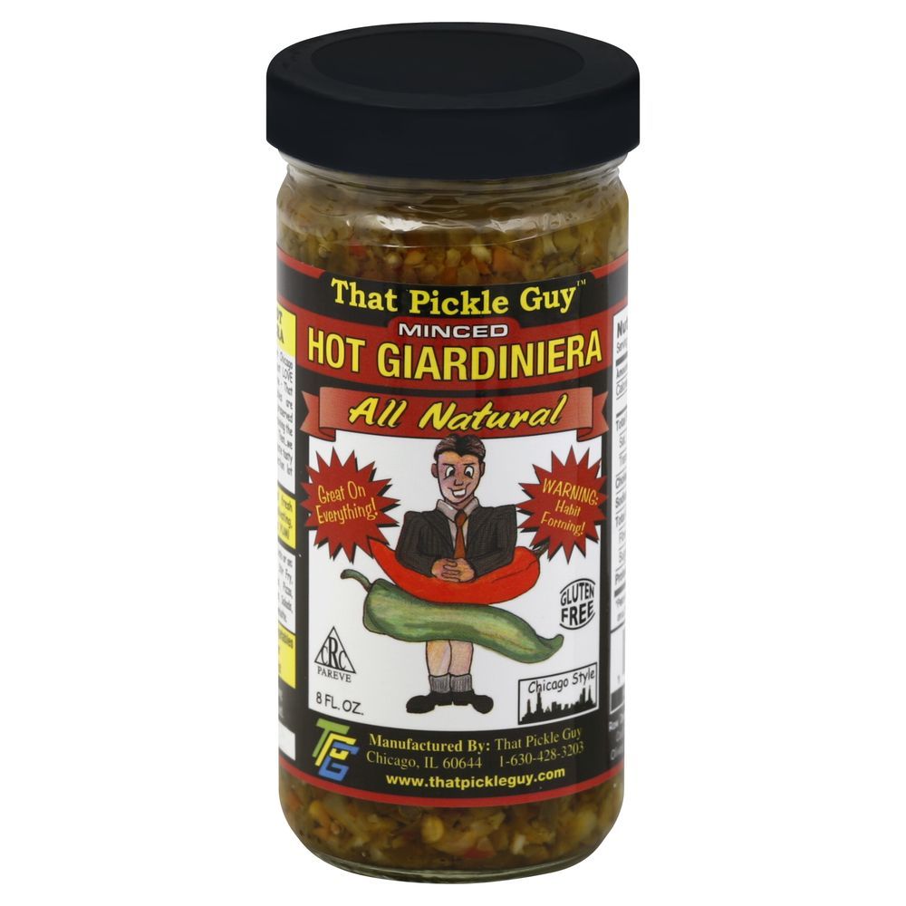 That Pickle Guy Minced Hot Giardiniera, 8 Fluid Ounce -- 12 Per Case