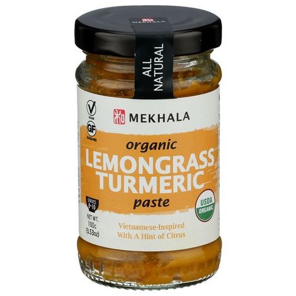 Mekhala Organic Lemongrass Turmeric Paste, 3.53 Ounce -- 6 Per Case