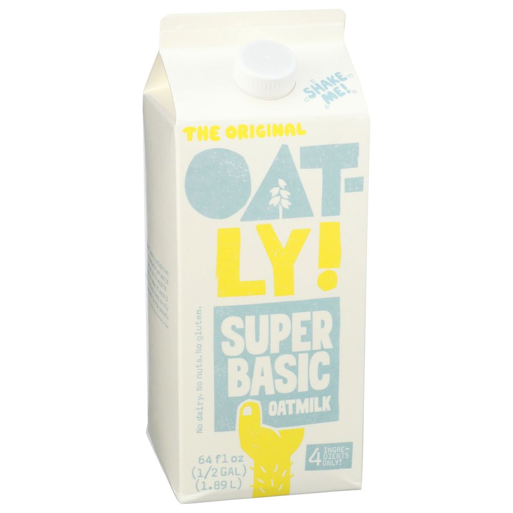Oatly The Original Super Basic Oatmilk, 64 Fluid Ounce -- 6 Per Case
