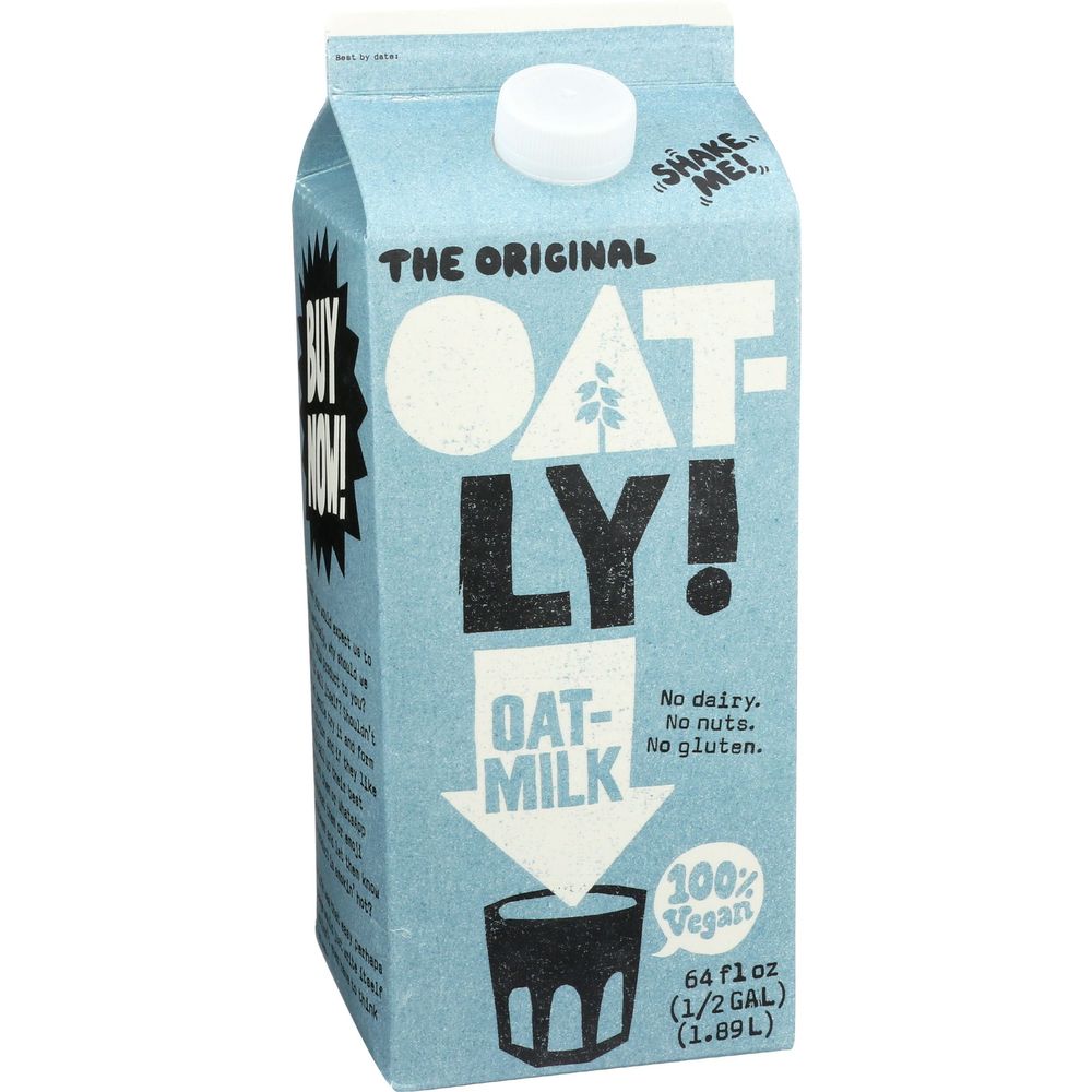 Oatly Original Oat Milk, 64 Fluid Ounce -- 6 Per Case