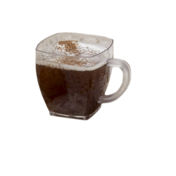 Yoshi Squares Clear 2 Ounce Mini Espresso Mug,12 Count -- 8 Per Case