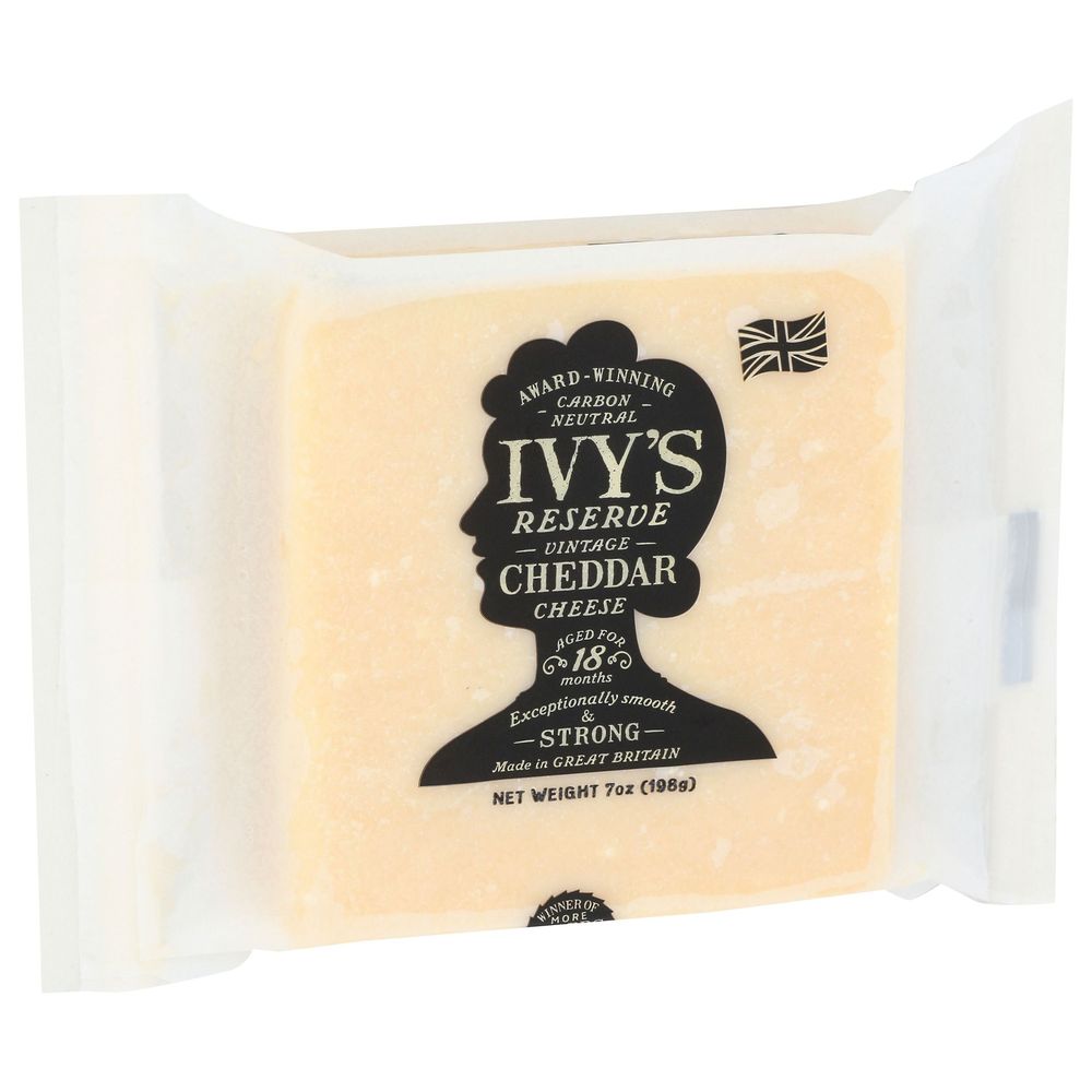 Wyke Farms Ivys Reserve Vintage Cheddar Cheese, 7 Ounce -- 9 Per Case