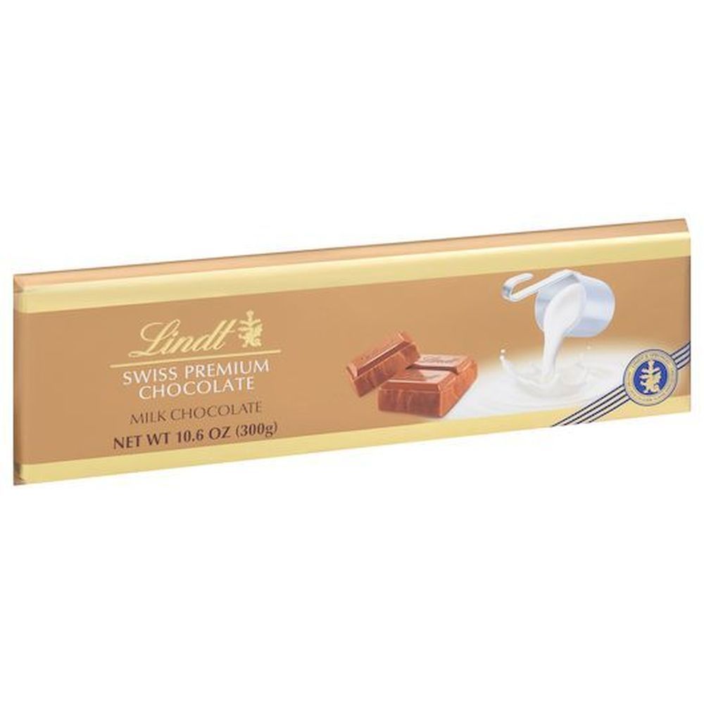 Lindt & Sprungli Swiss Milk Chocolate Gold Bar, 10.6 Ounce -- 44 Per Case