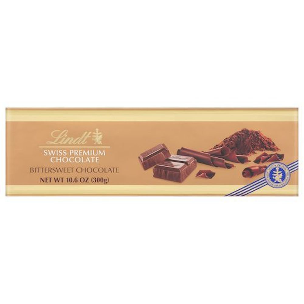 Lindt Swiss Bittersweet Chocolate Gold Bar, 10.6 Ounce -- 44 per case
