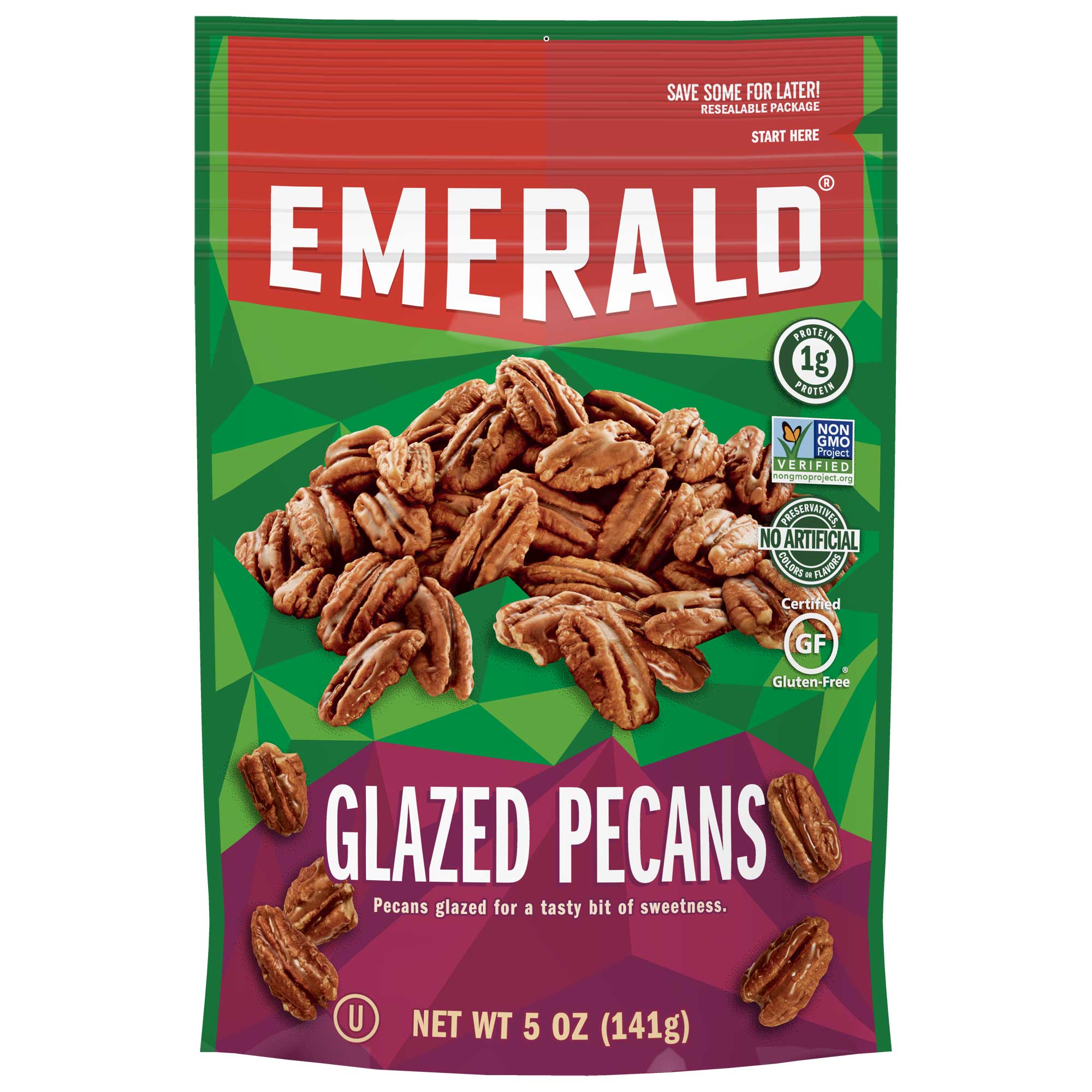 Emerald Glazed Pecan Pie, 5 Ounce -- 6 Per Case