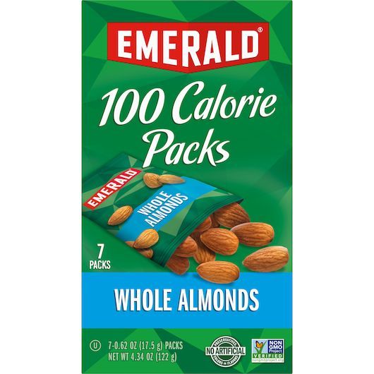 Emerald Natural Almonds, 100 Calorie Packs, 4.34 Ounce -- 12 Per Case