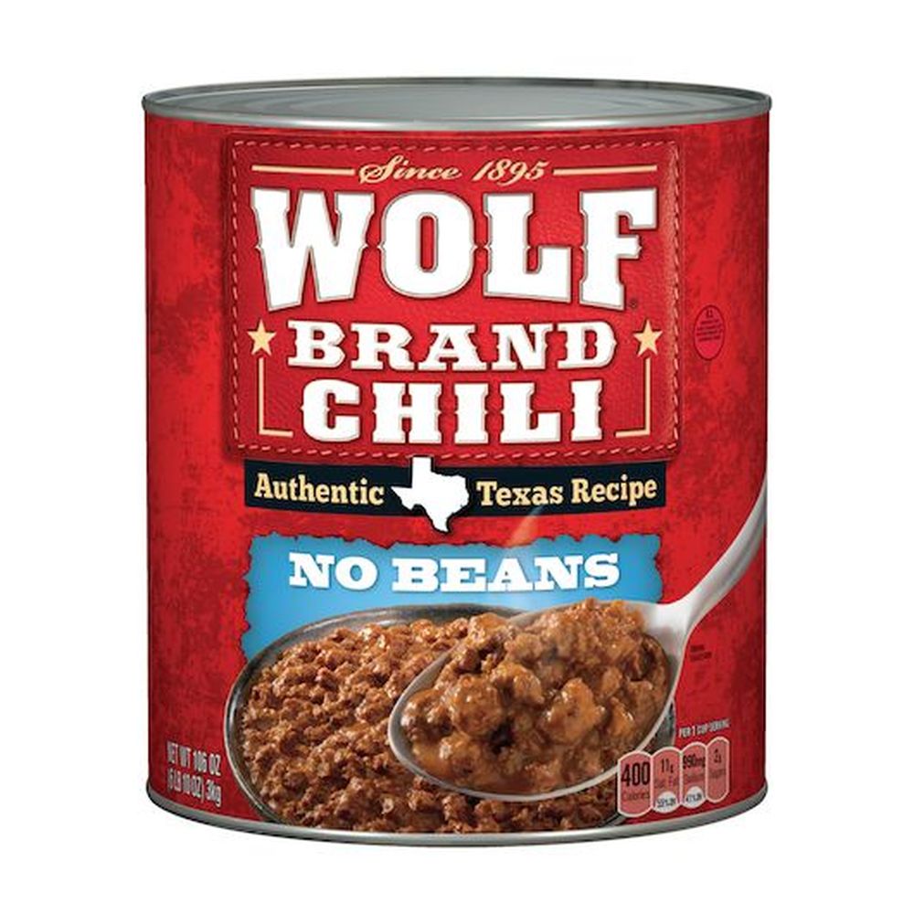 Wolf Chili Without Beans, 106 Ounce -- 6 Per Case