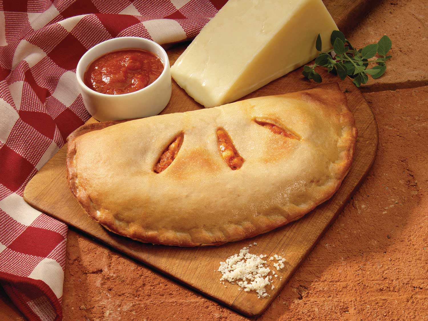 Gilardi Whole Grain Three Cheese Calzone, 4.69 Ounce -- 60 Per Case